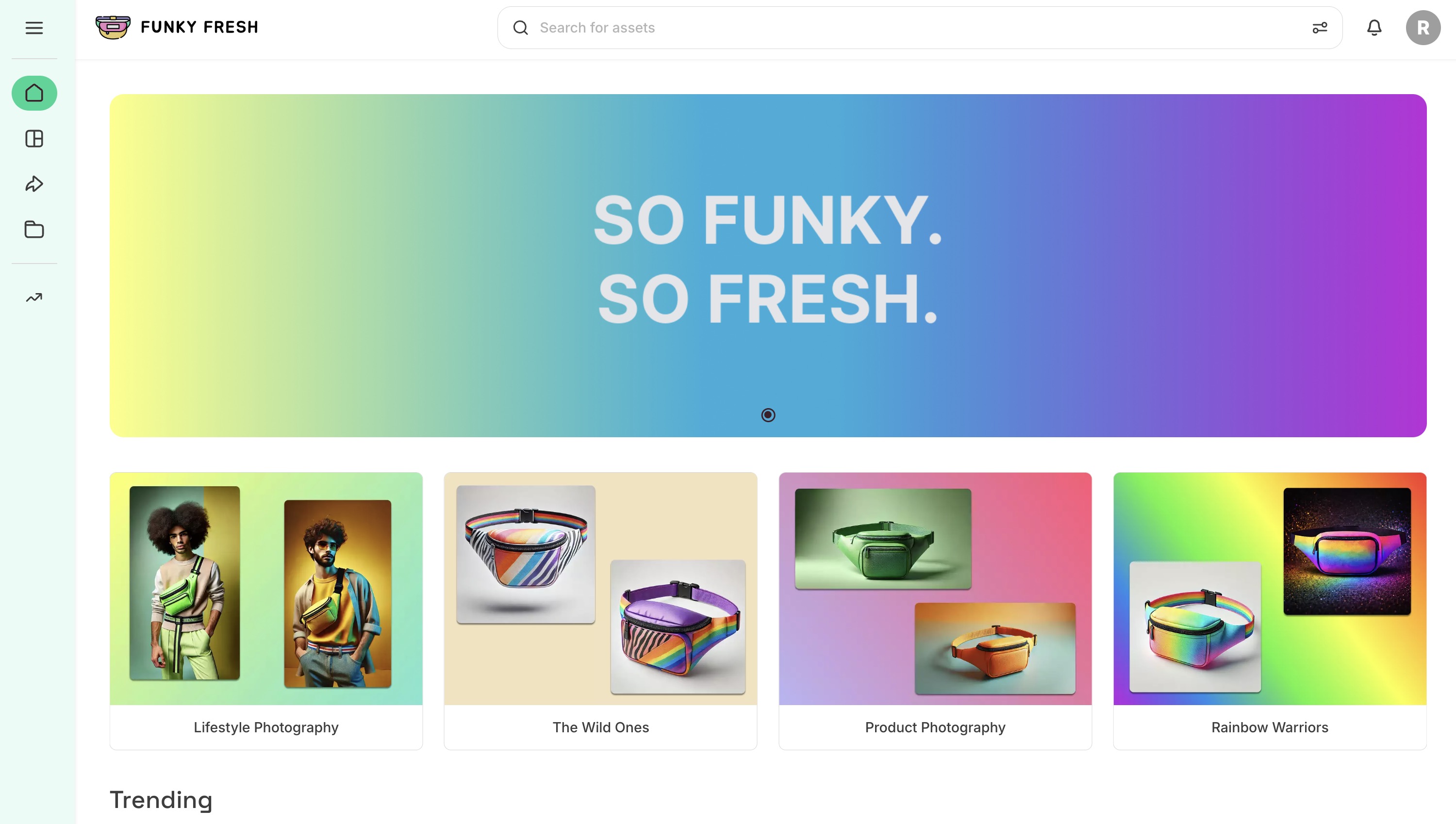 Funky Fresh Fanny Packs brand portal