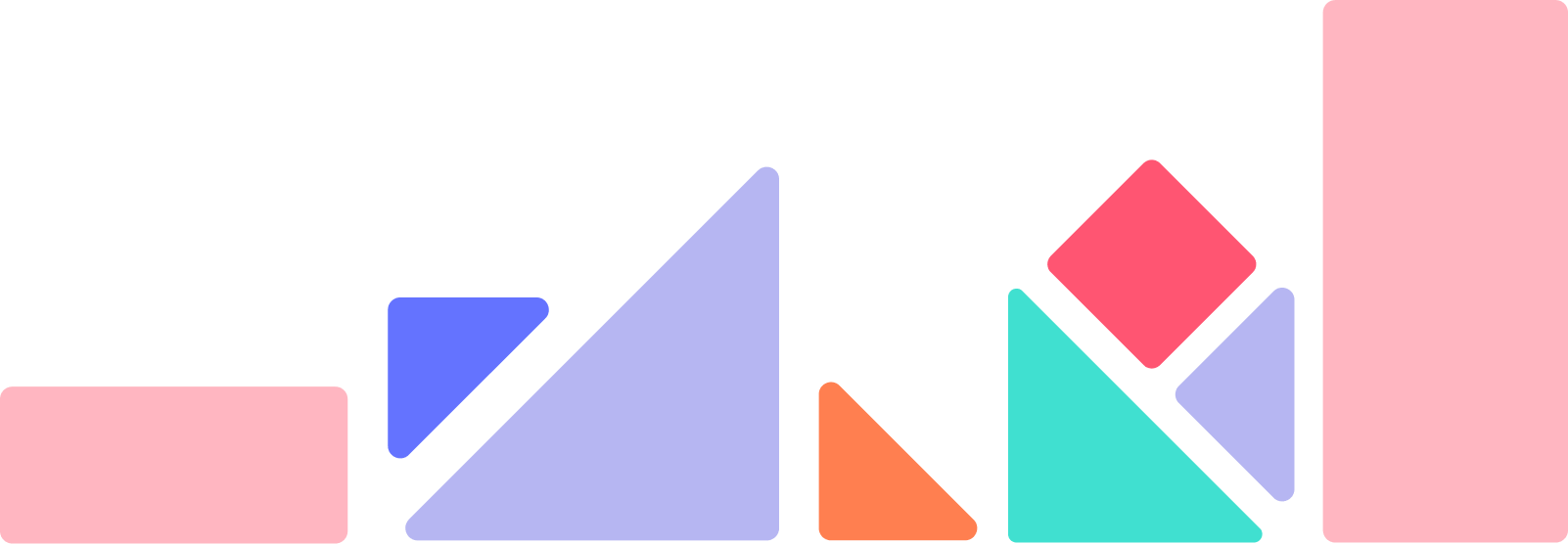 Shapes with different colors
